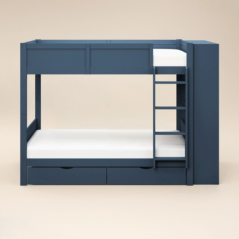 Flair Ruby Blue Bunk Bed with Storage Image 3