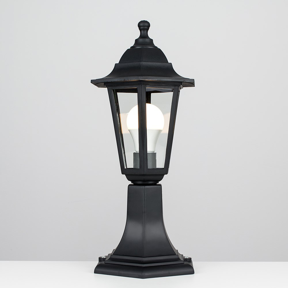 ValueLights Mayfair Black Outdoor Post Topper Light Image 4