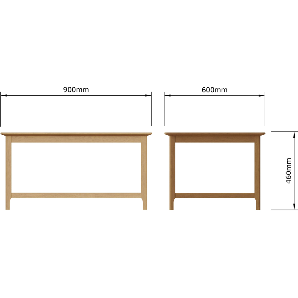FWStyle Taberno Oak Coffee Table Image 6
