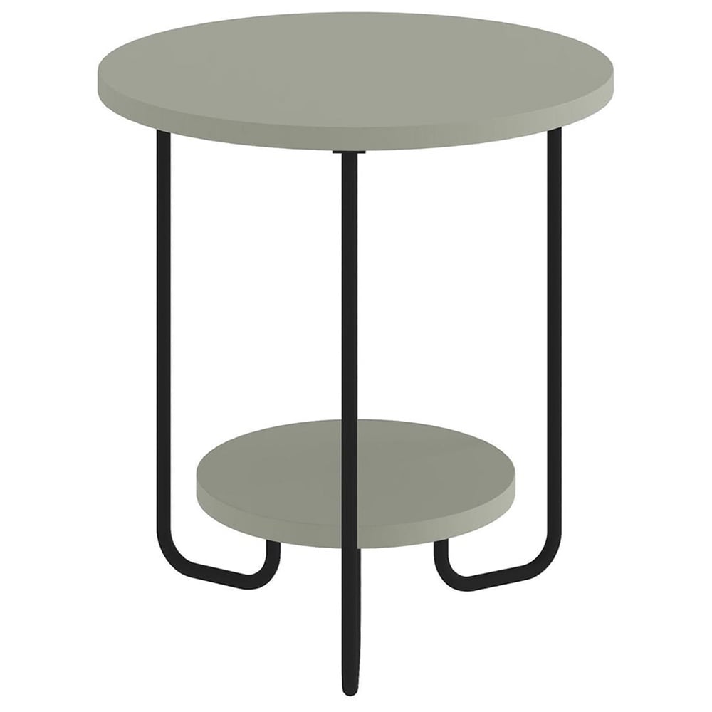 FWStyle Corro 2 Tier Ash Green Side Table Image 2