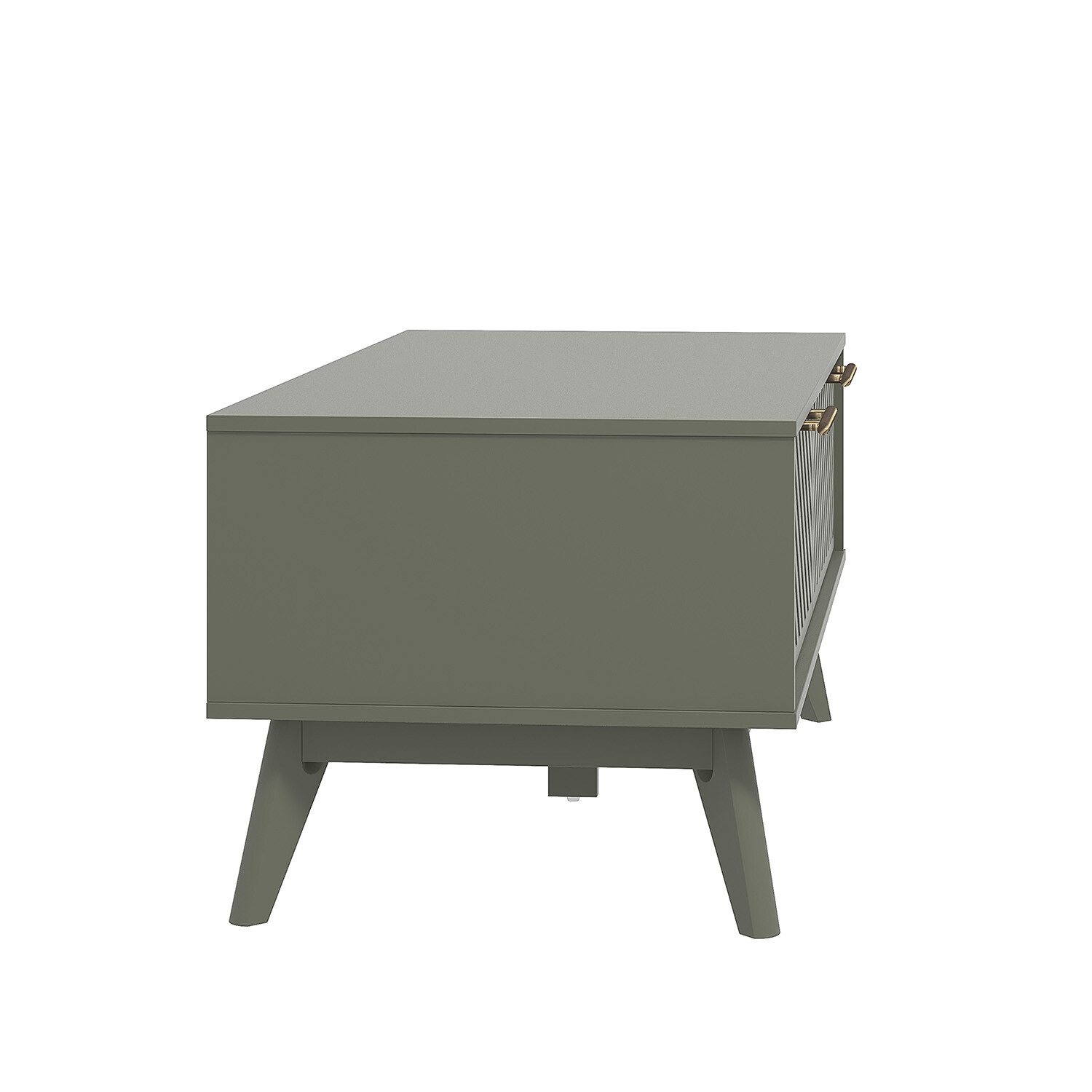 Cora 2 Drawer Green Coffee Table Image 8