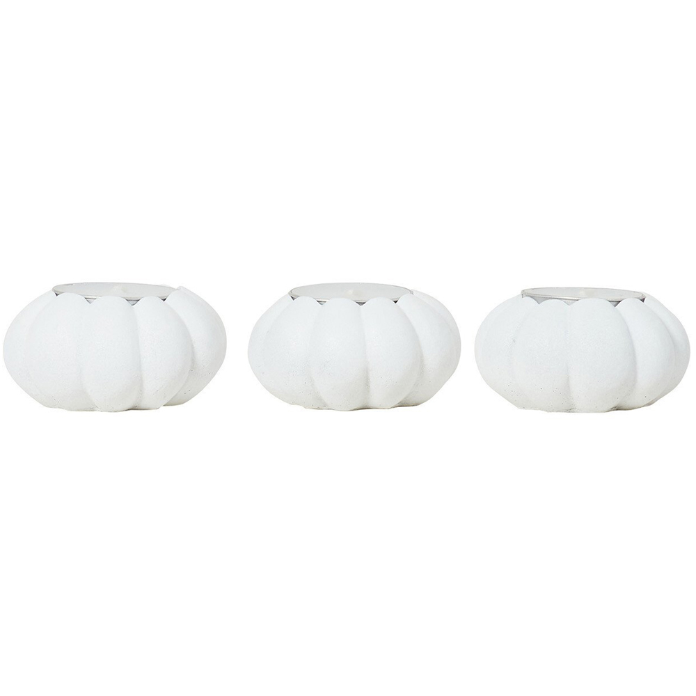 Set of 3 Pumpkin Tealight Holders Image 1