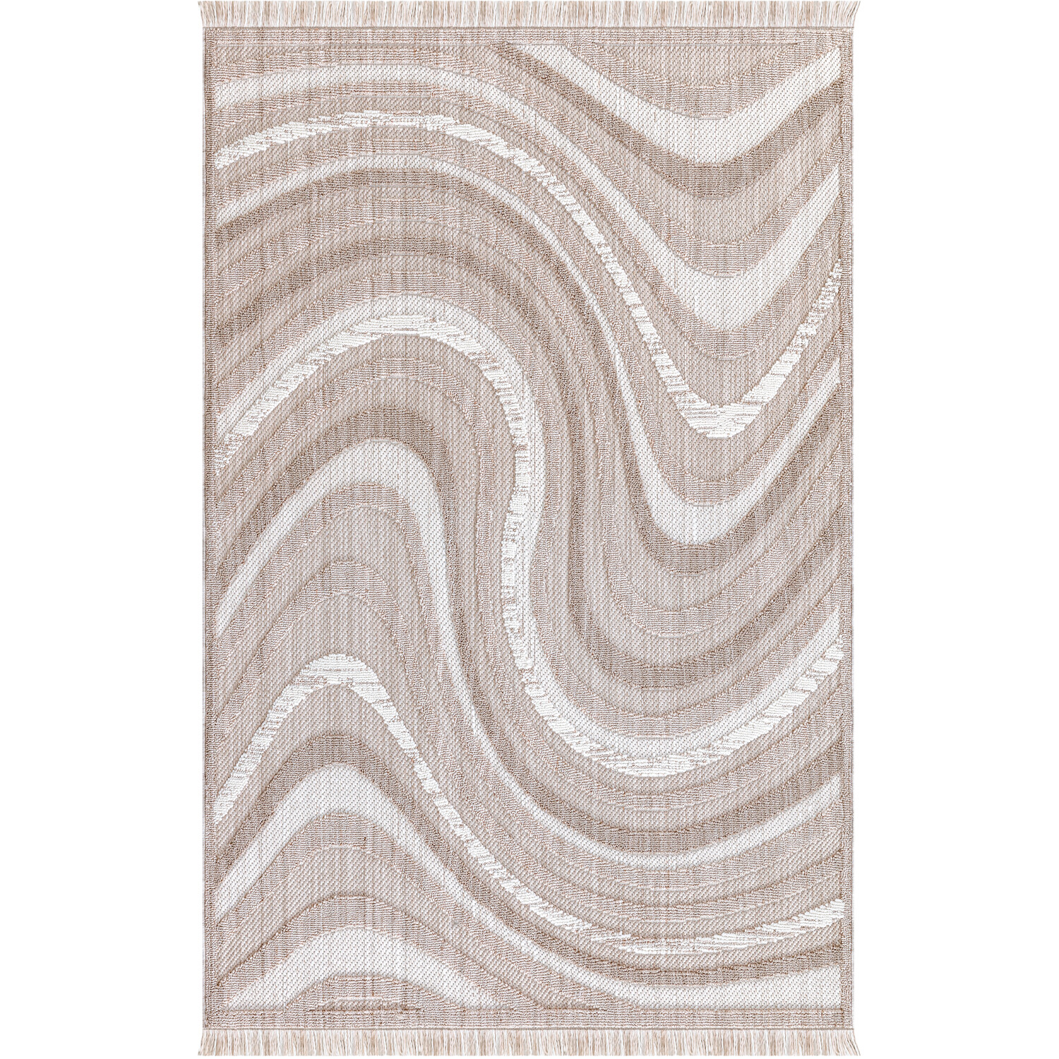 Broadway Wave Rug  - Neutral Image 1