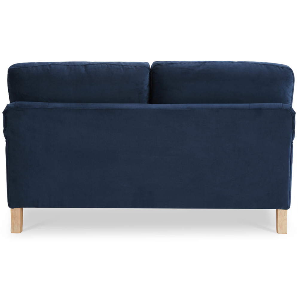 Home Detail Oxford 2 Seater Navy Blue Velvet Sofa Image 5