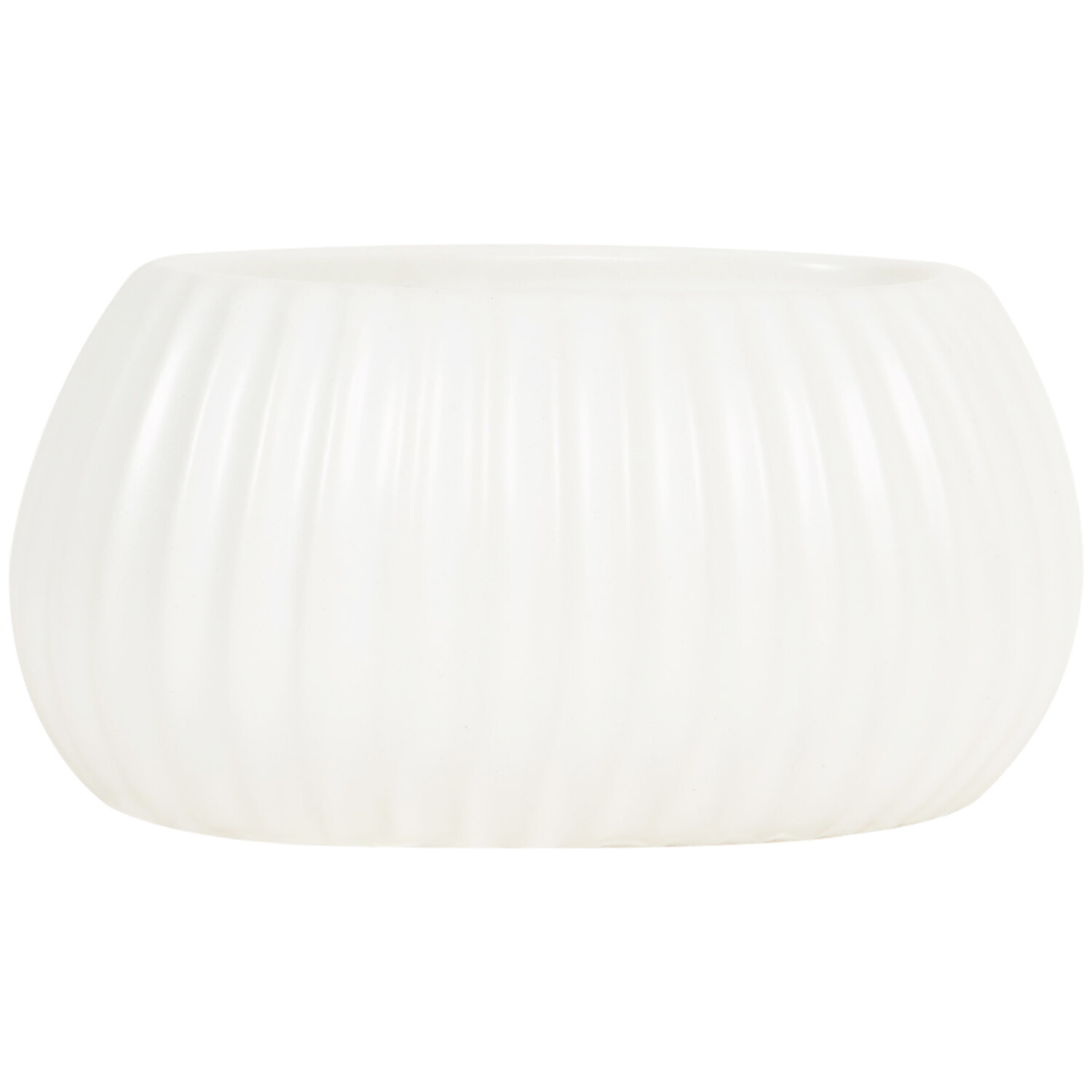 Oval Ribbed Citronella Candle - Black or White Image 6