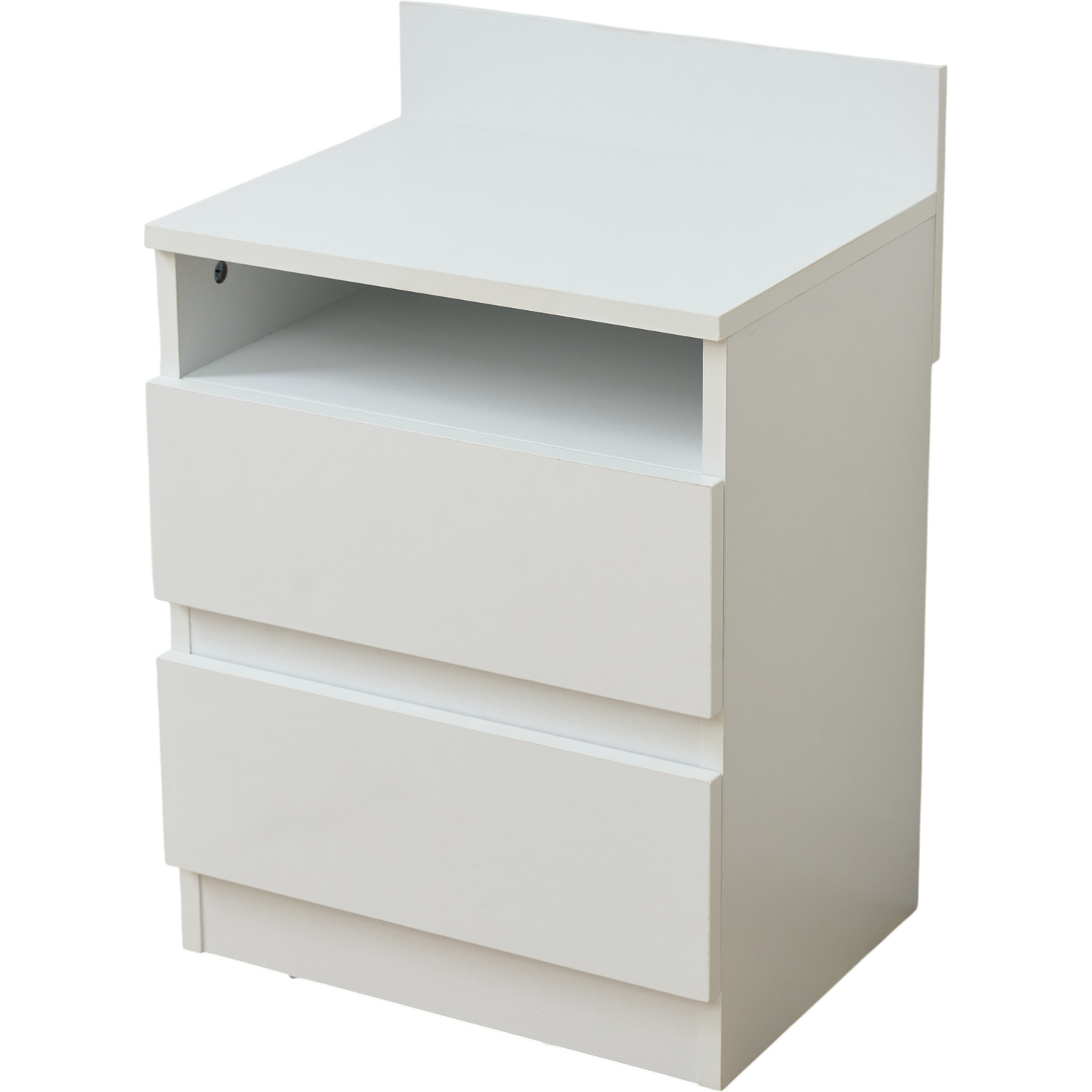 Luca Bedside Table White Image 3