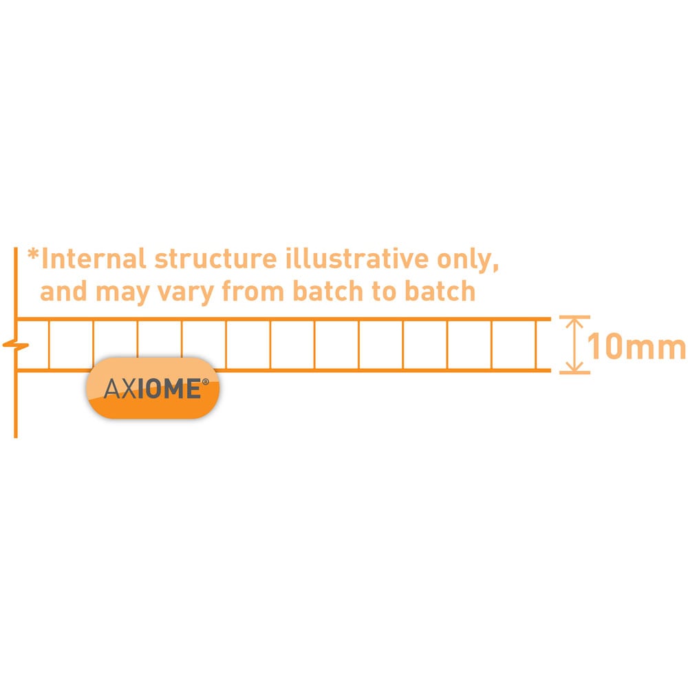 Axiome 10mm Clear Polycarbonate Twinwall Sheet 1050 x 1000mm Image 3