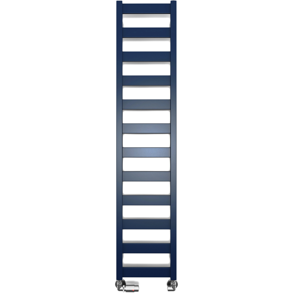 Terma Vivo Denim Blue Heated Towel Rail 1215 BTU 1390 x 300mm Image 3