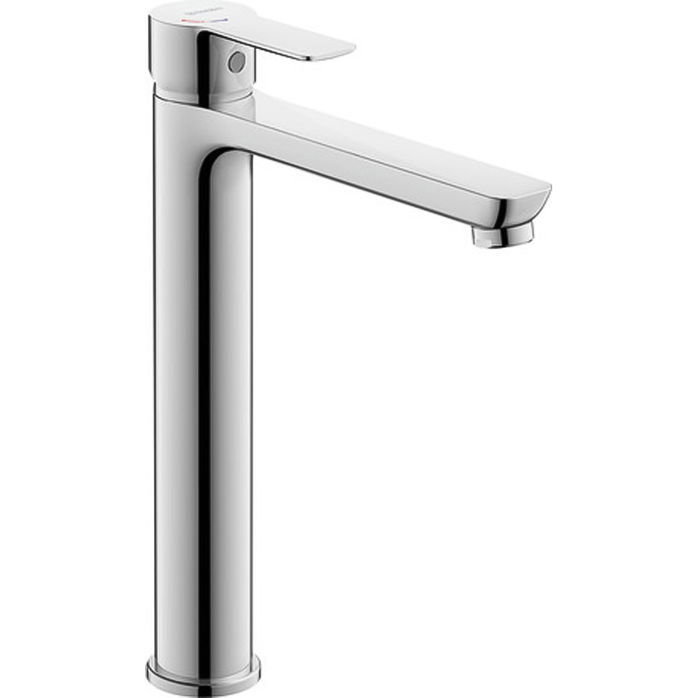 Duravit D-Code Single Lever Large FreshStart Chrome Basin Mixer with MinusFlow Image 1