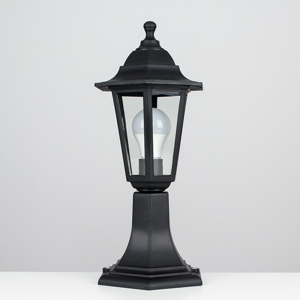ValueLights Mayfair Black Outdoor Post Topper Light Image 5