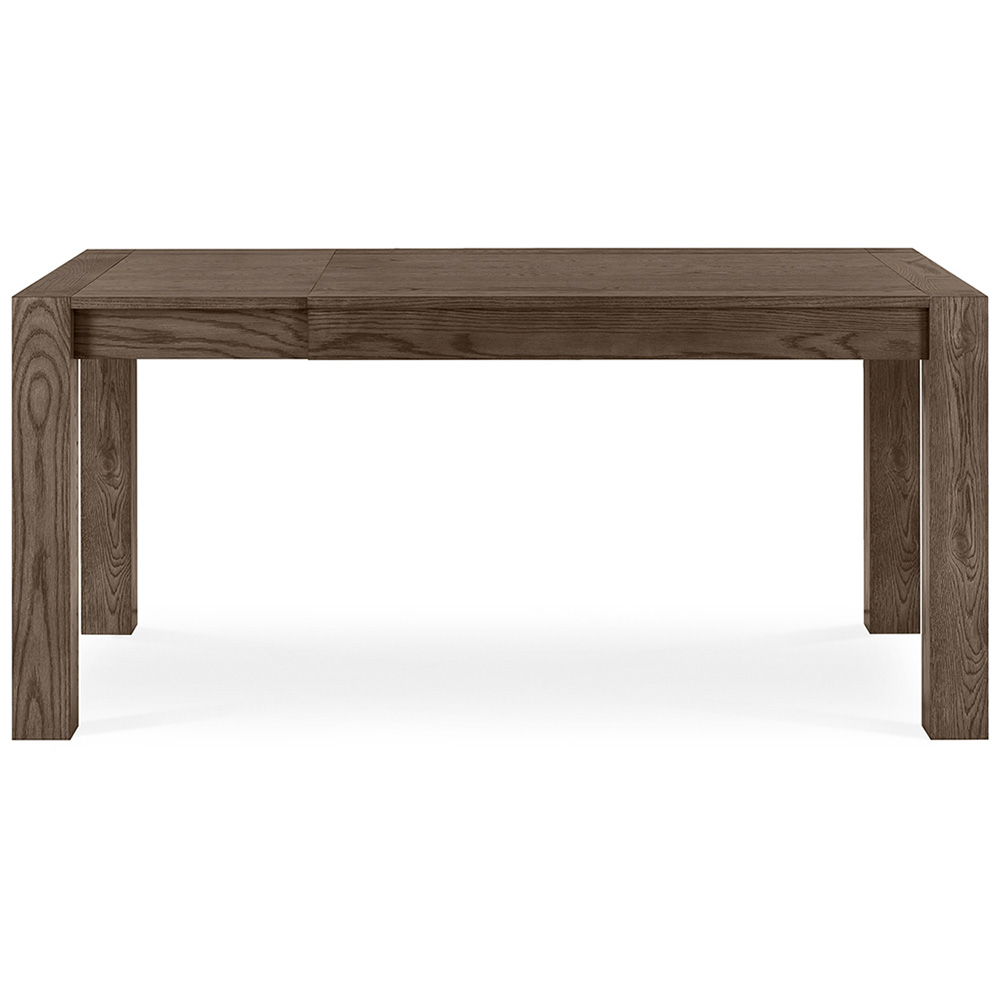 Bentley Designs Turin 6 Seater Dark Oak Small End Extending Table Image 4