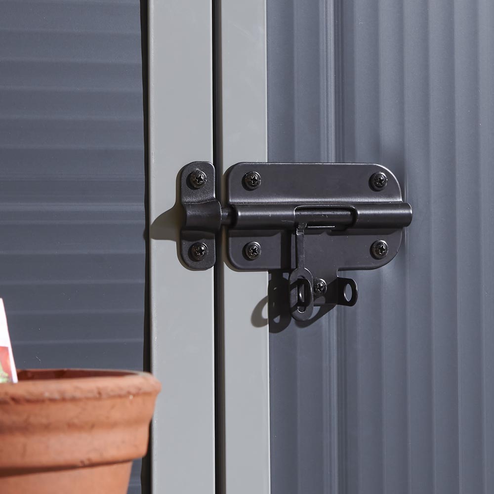 Airevale 4X6 Plastic Shed - Dark Grey Image 13