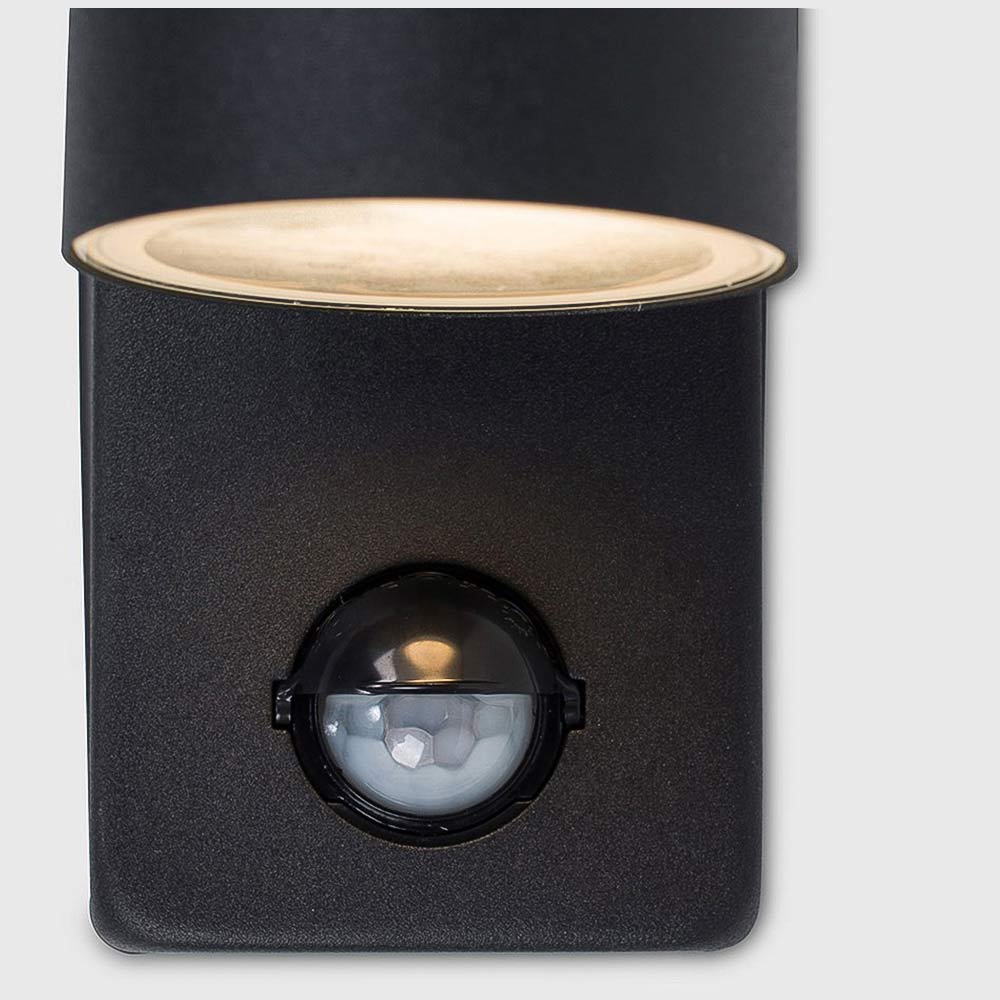 ValueLights Black Outdoor Wall Up Down Light with PIR Motion Sensor Image 3
