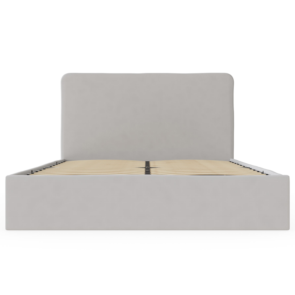 GFW Chiswick Small Double Soft Grey Ottoman Bed Image 2