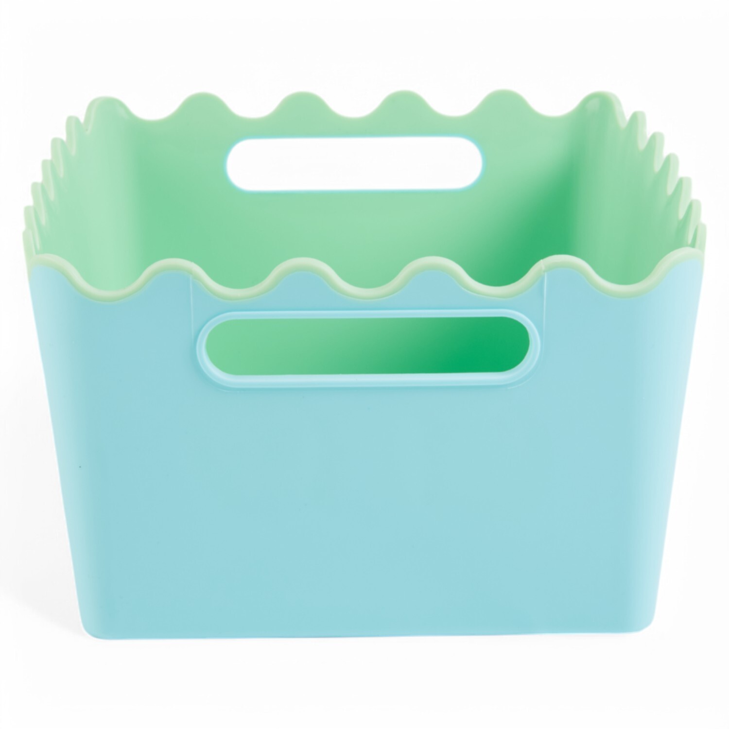 Green Wave Storage Basket  - Green Image 4