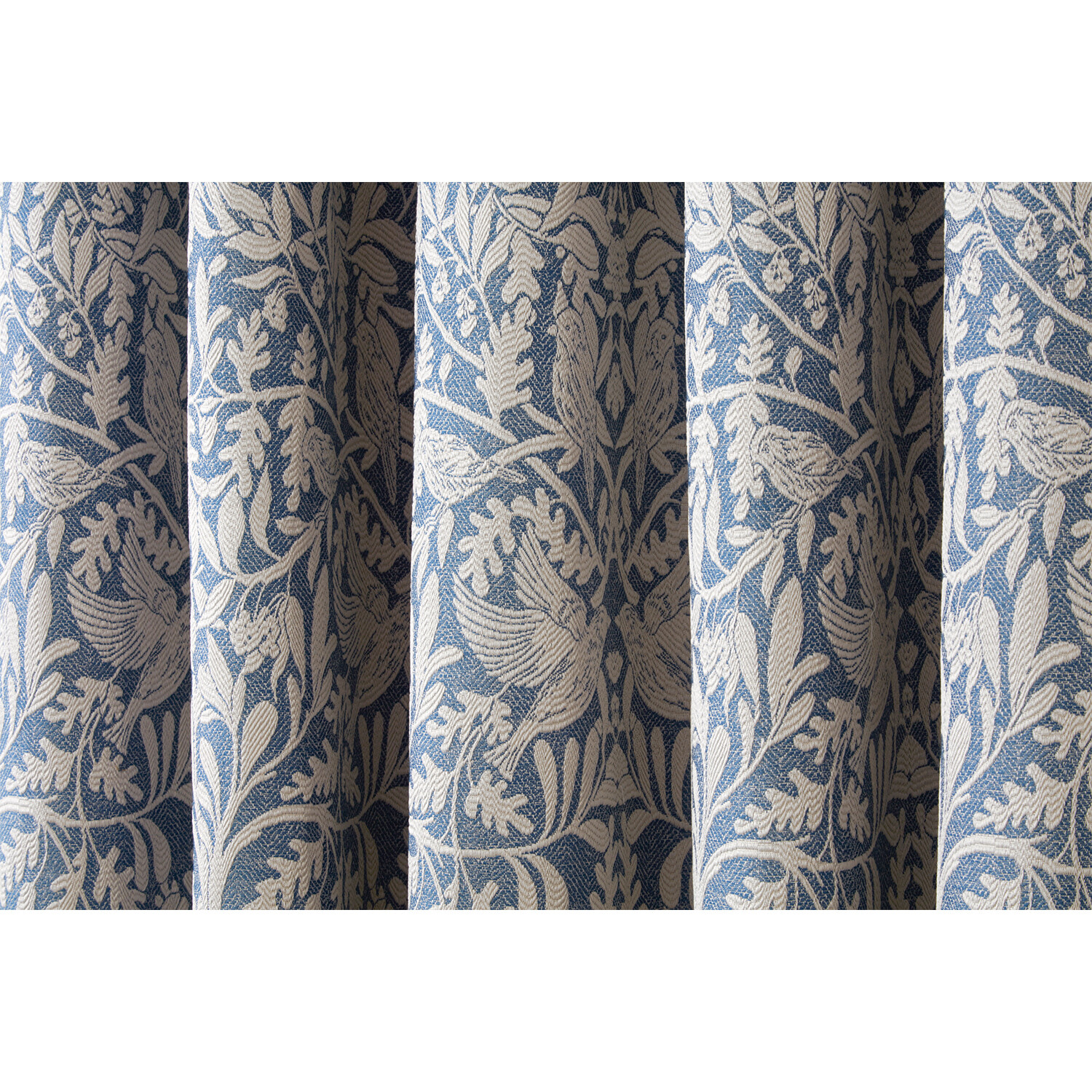 Elmsley Taped Curtain Navy - Navy / 229cm / 168cm Image 2