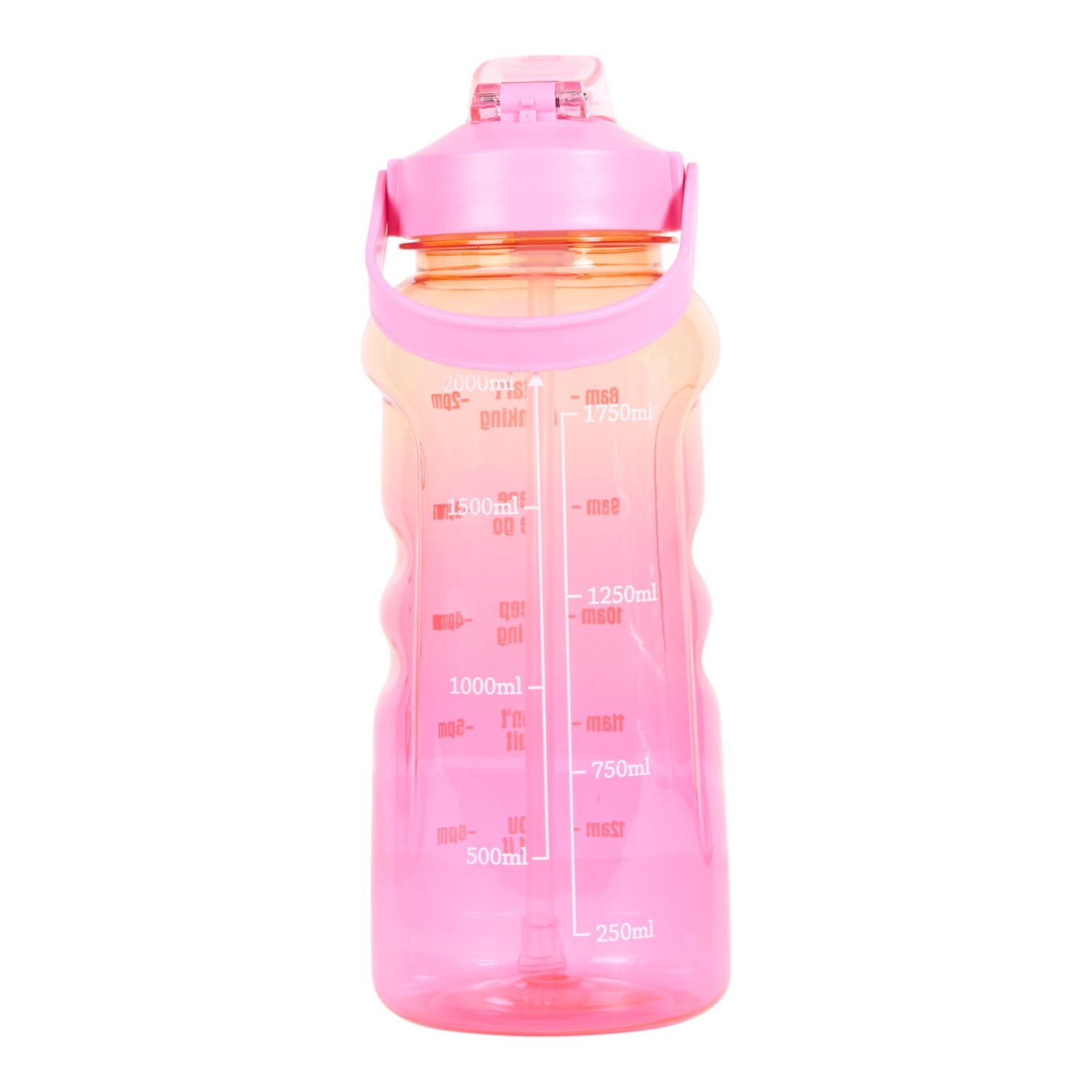 Ombre Sports Bottle with Handle 2L Pink Image 2
