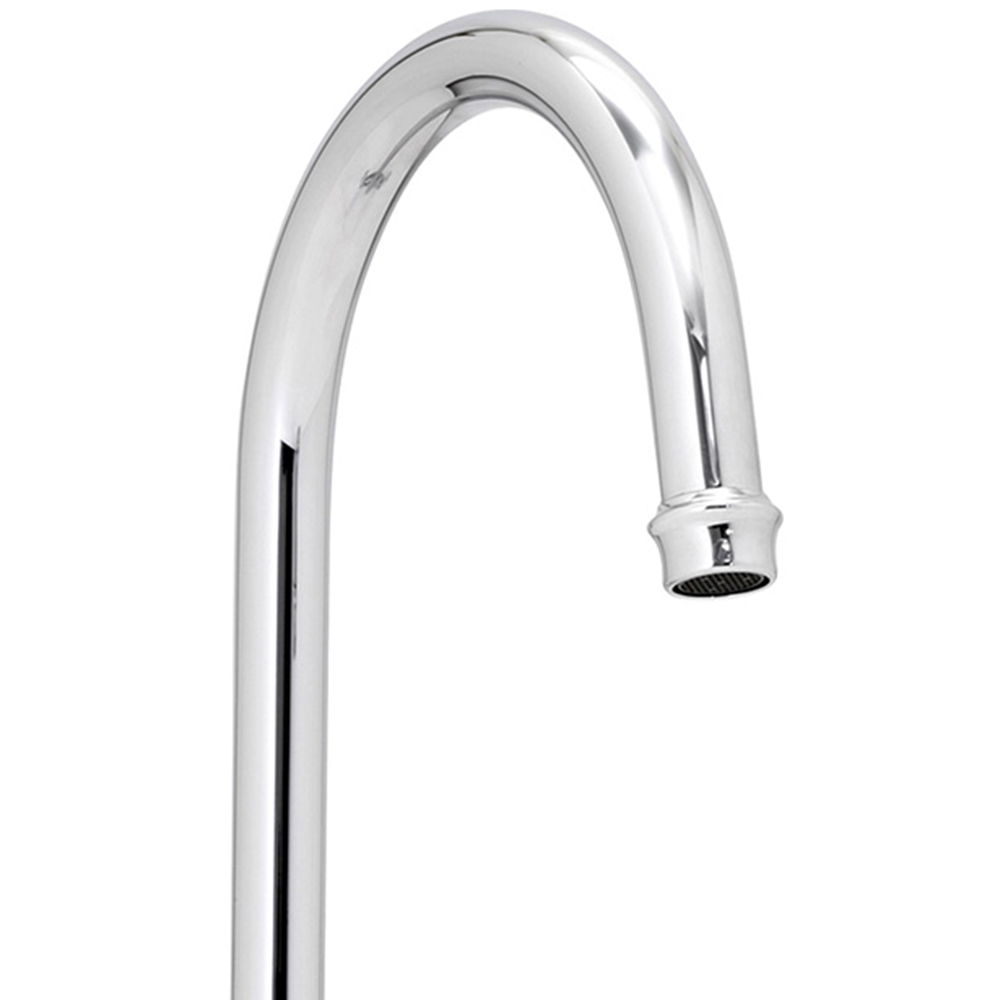 Ludlow Chrome Dual Lever Mono Kitchen Tap Image 2