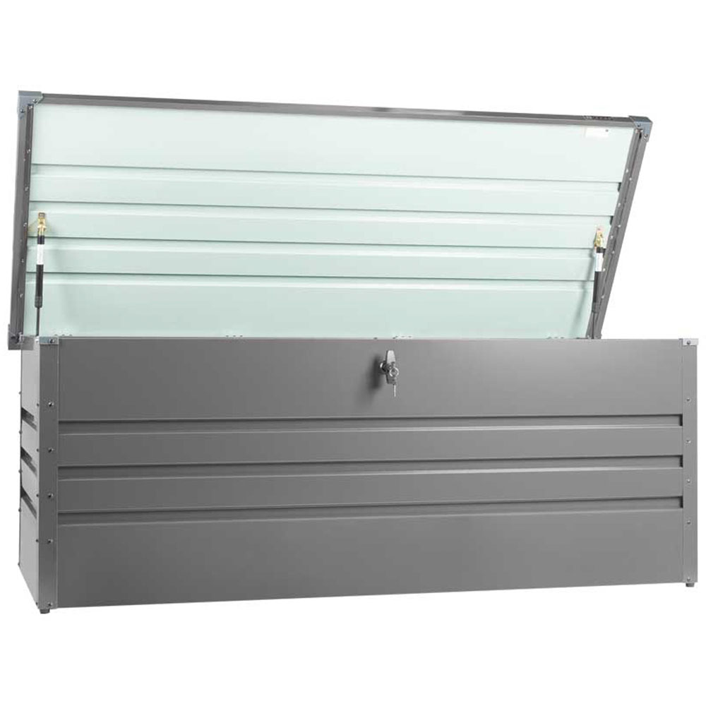 Zipper ZI-GAB165AN 165cm Grey Steel Garden Storage Box Image 2