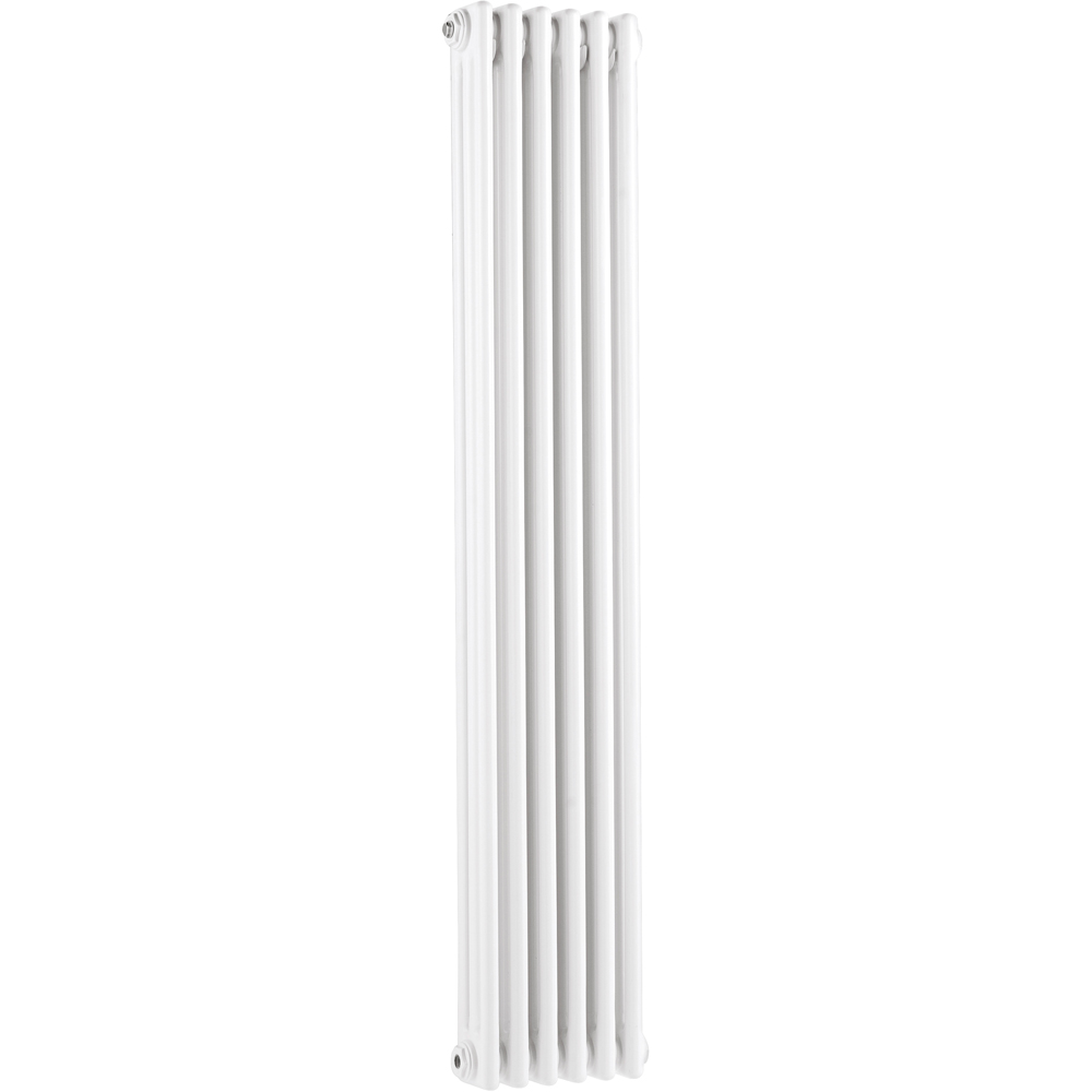 nuie Colosseum Gloss White Triple Column Traditional Radiator 1500 x 368mm Image 1