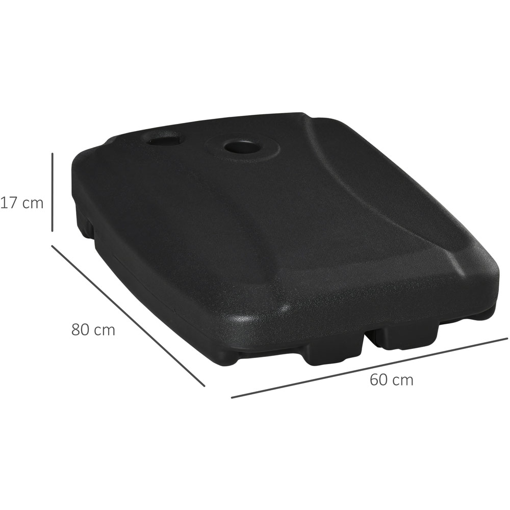 Outsunny 7kg Square Parasol Base Bse Image 5