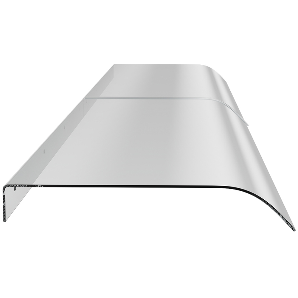 Living and Home Arched Transparent Awning Canopy 1.6m Image 3