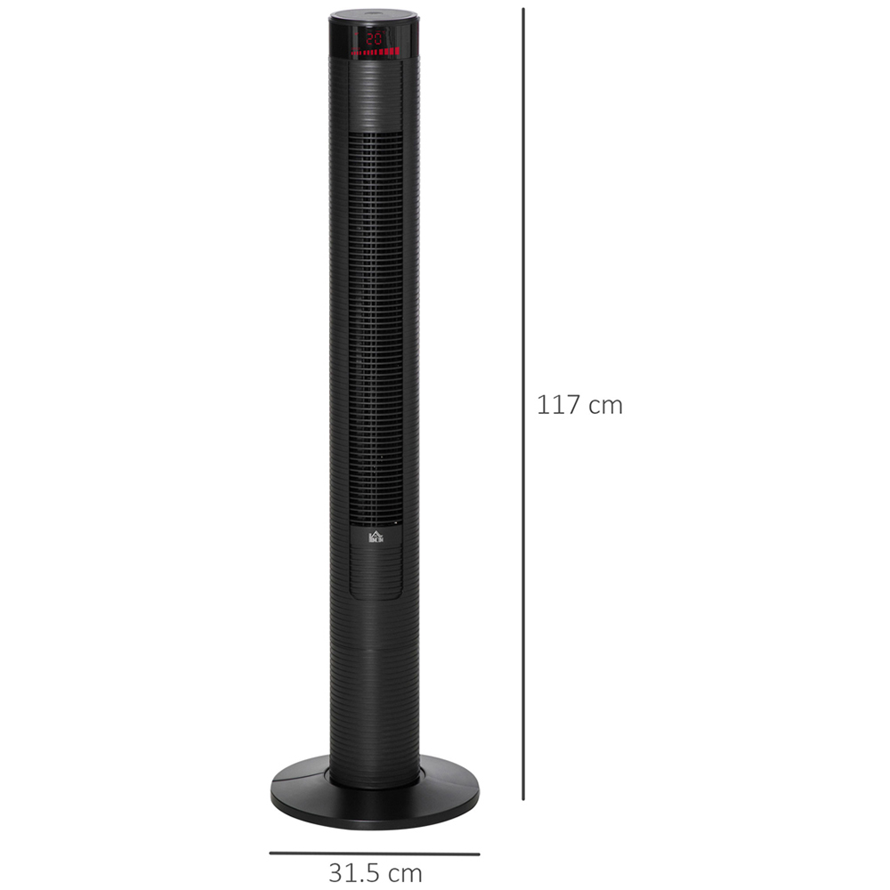 HOMCOM Black Tower Fan 46 inch Image 6