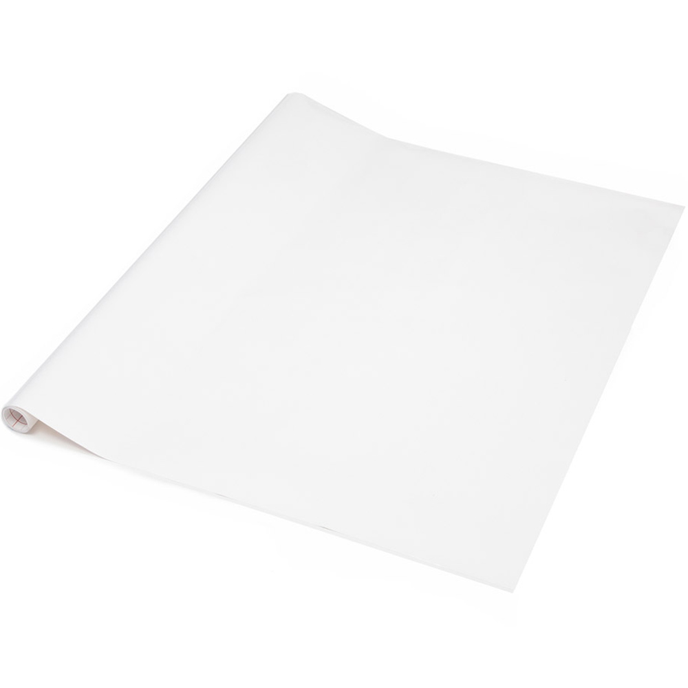 d-c-fix Matt White Sticky Back Plastic Vinyl Wrap Film 67.5cm x 5m Image 2