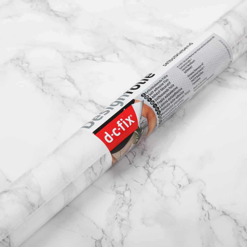 d-c-fix Marmi Grey Sticky Back Plastic Vinyl Wrap Film 67.5cm x 2m Image 4