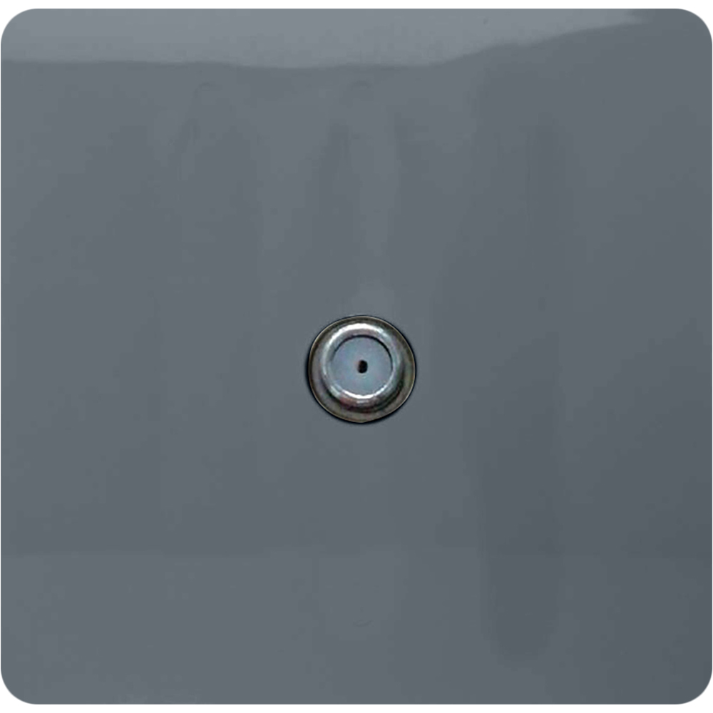 Trendi Switch 1 Gang Male F-Type Warm Grey Satellite Television Socket Image 1