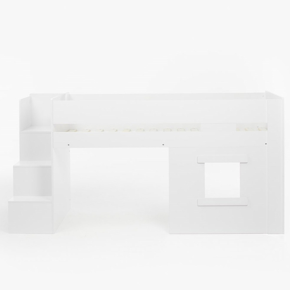Flair Marlowe Single Mid Sleeper Storage Bed with Steps Image 3