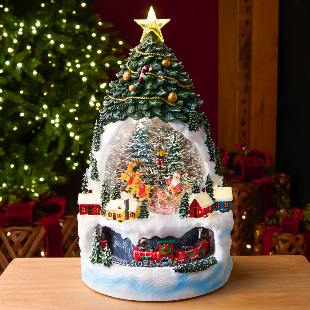 Revolving Train Christmas Spinner Image 2