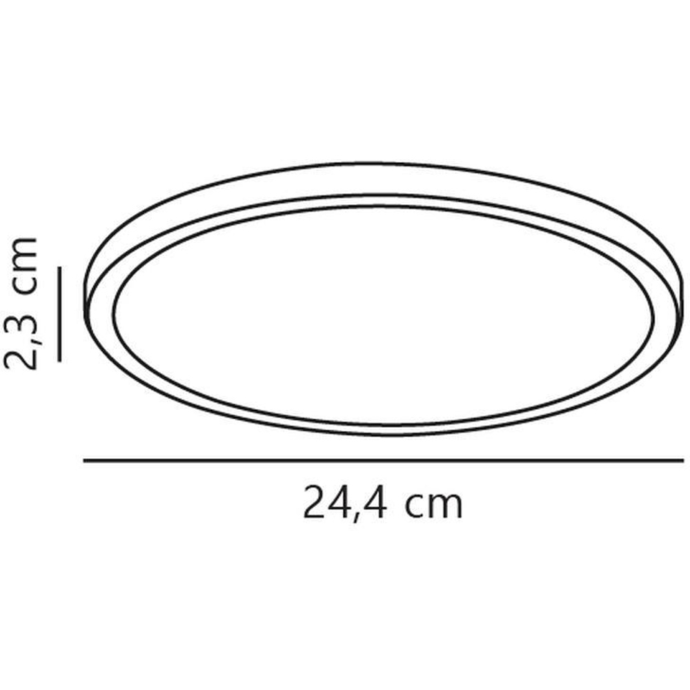 Nordlux Oja 24 2700K White LED Ceiling Light Image 5