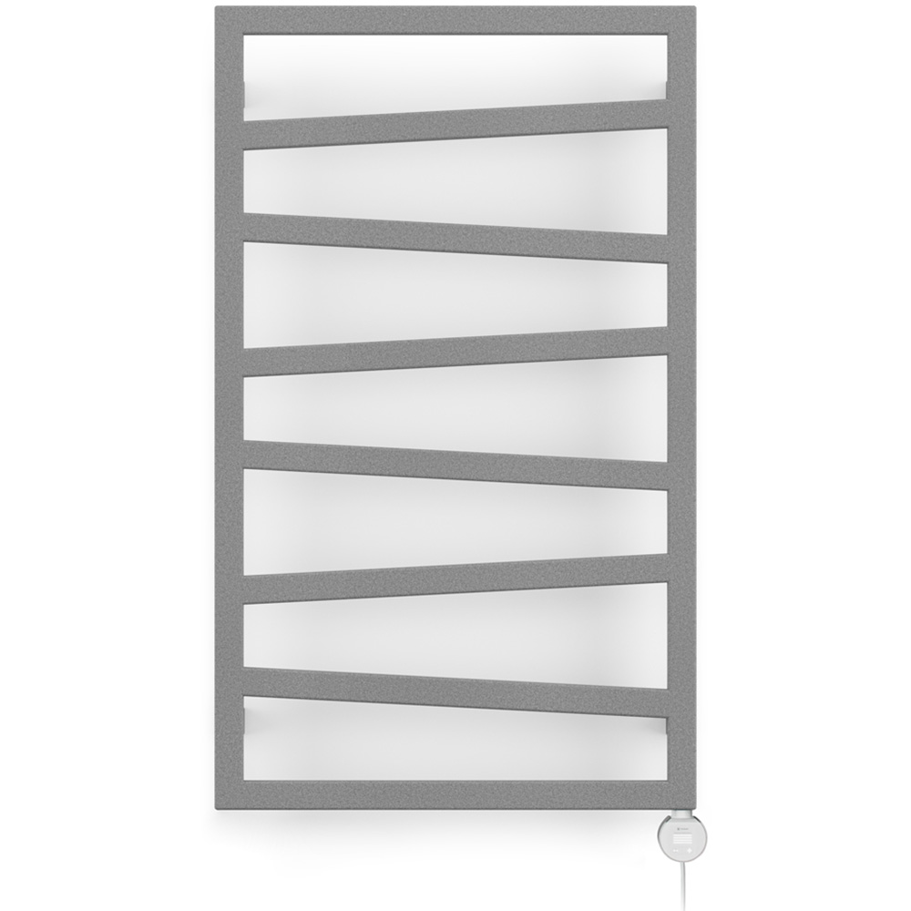 Terma Zig Zag Salt n Pepper Electric Towel Rail with VEO Element Controller 835 x 500mm Image 3