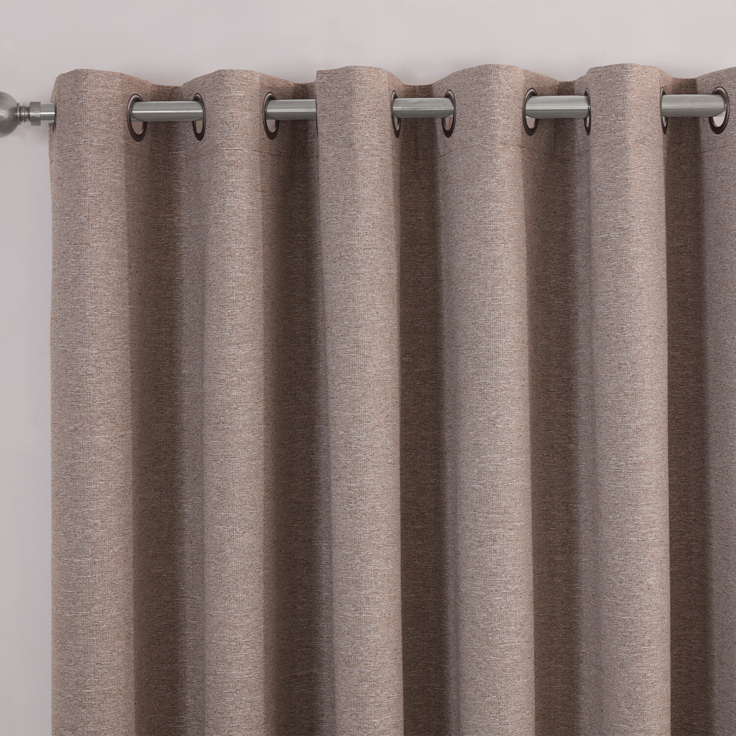 Dusk Eyelet Curtain Natural 168cm 183cm Image 6