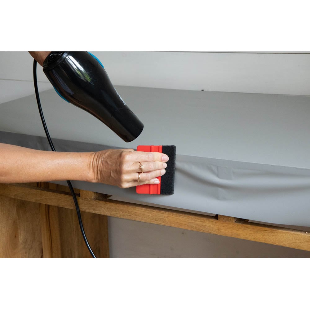 d-c-fix Matt Grey Sticky Back Plastic Vinyl Wrap Film 45cm x 2m Image 3