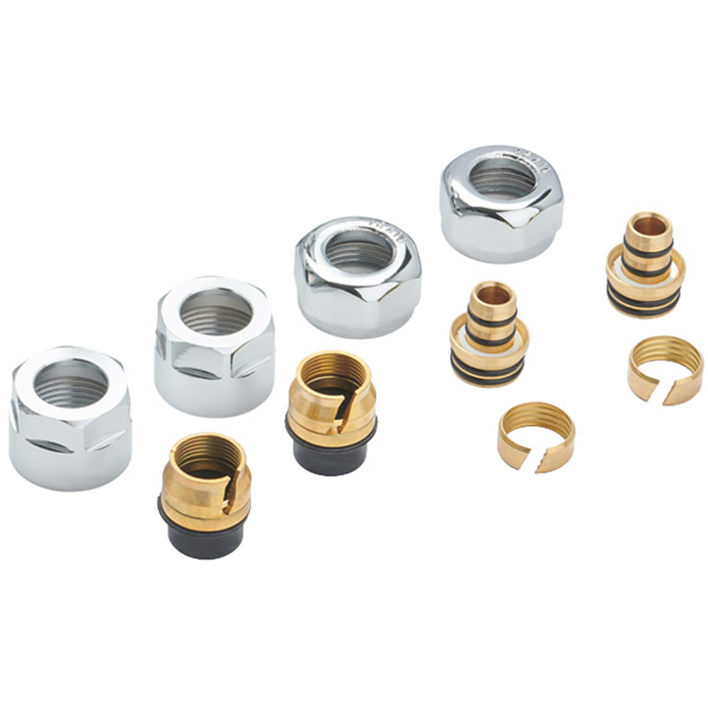 Terma Vario Chrome Left Sided Twins Angled Integrated Thermostatic Radiator Valve Set 50mm Image 3