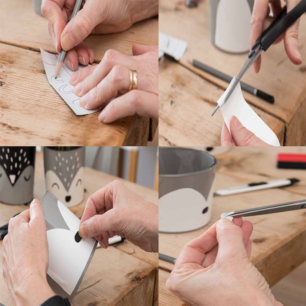 d-c-fix Matt Black Sticky Back Plastic Vinyl Wrap Film 45cm x 2m Image 5