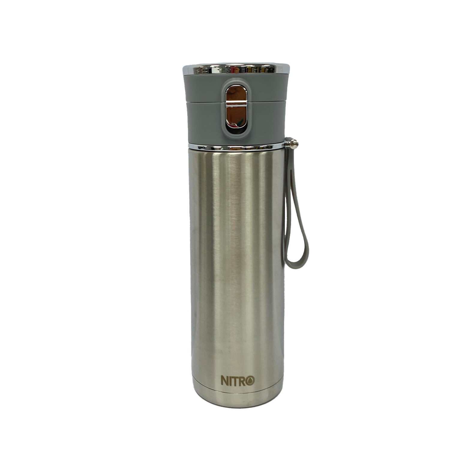 Nitro Flip Top Steel Travel Flask 450ml Image