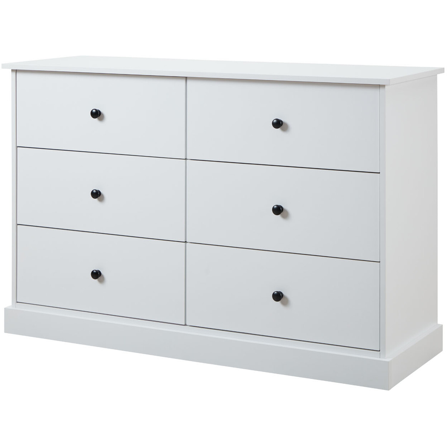 Windsor 6 Drawer White Chest of Drawers Image 3