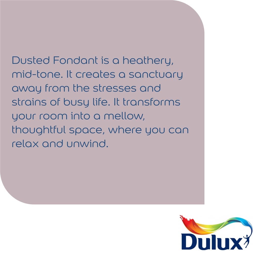 Dulux Walls & Ceilings Dusted Fondant Matt Emulsion Paint 2.5L Image 6