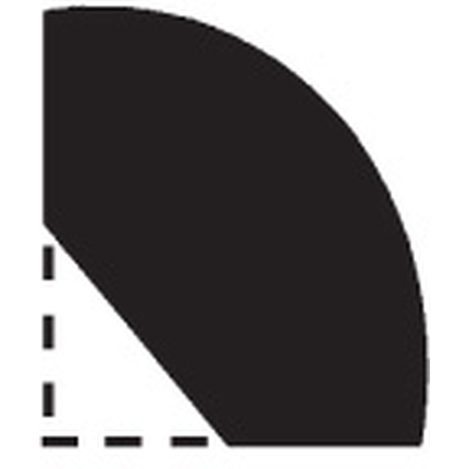 Pine Back Off Quadrant Moulding Natural 16mm Image 2