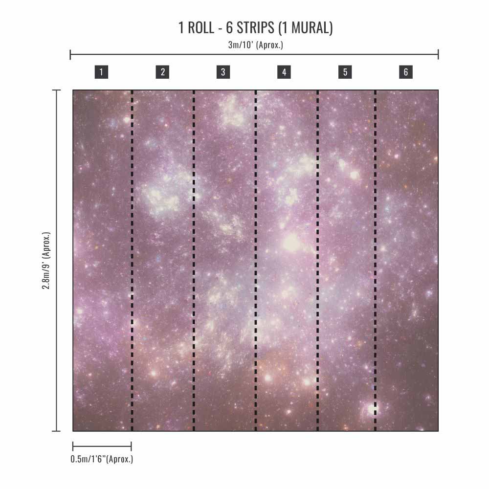 Art For The Home Constellation Dream Wall Mural Image 3
