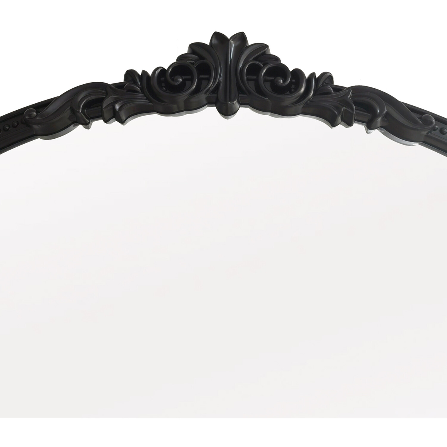 Ornate Beaded Mirror - Black Image 2