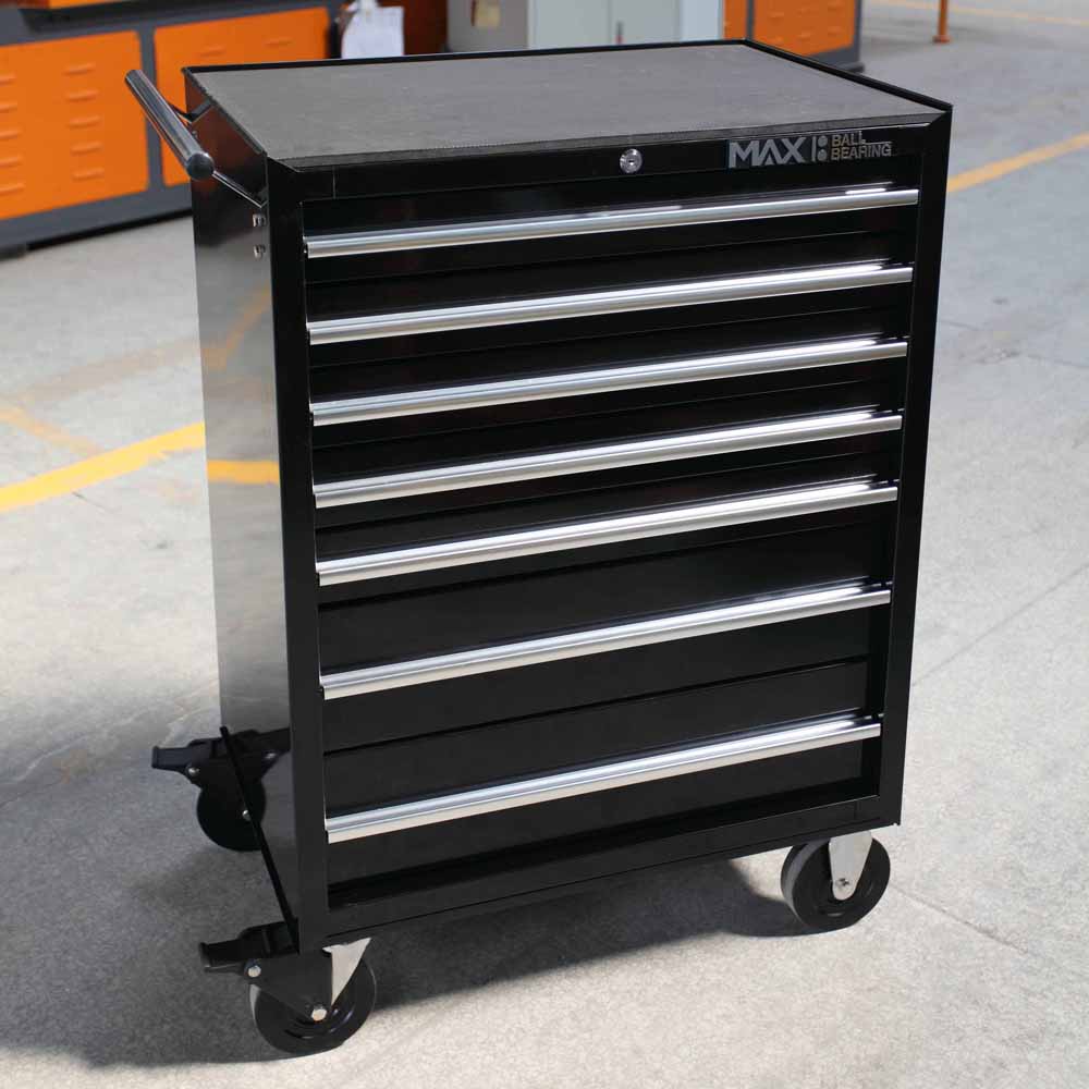 Hilka Professional 7 Drawer Rollaway Tool Cabinet Image 3