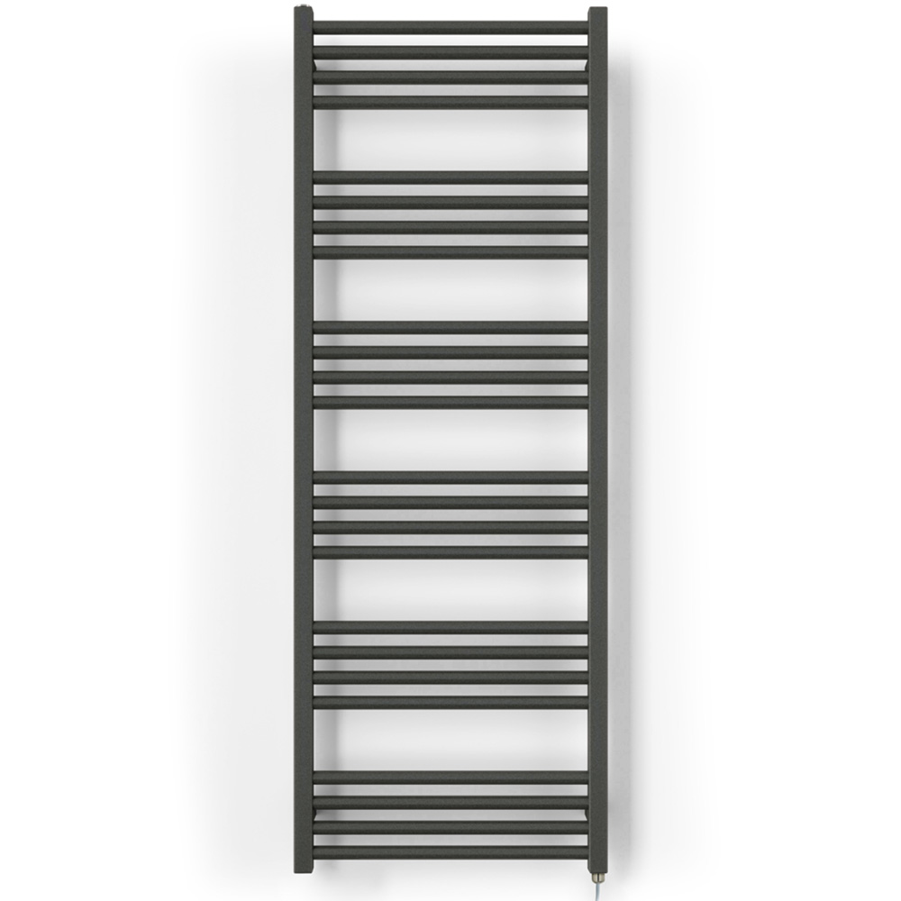 Terma Fiona E Sparkling Grey Electric Towel Rail 1380 x 500mm Image 3