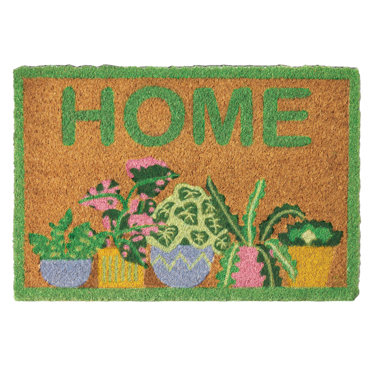 Botanic Printed Coir Mat Image 7