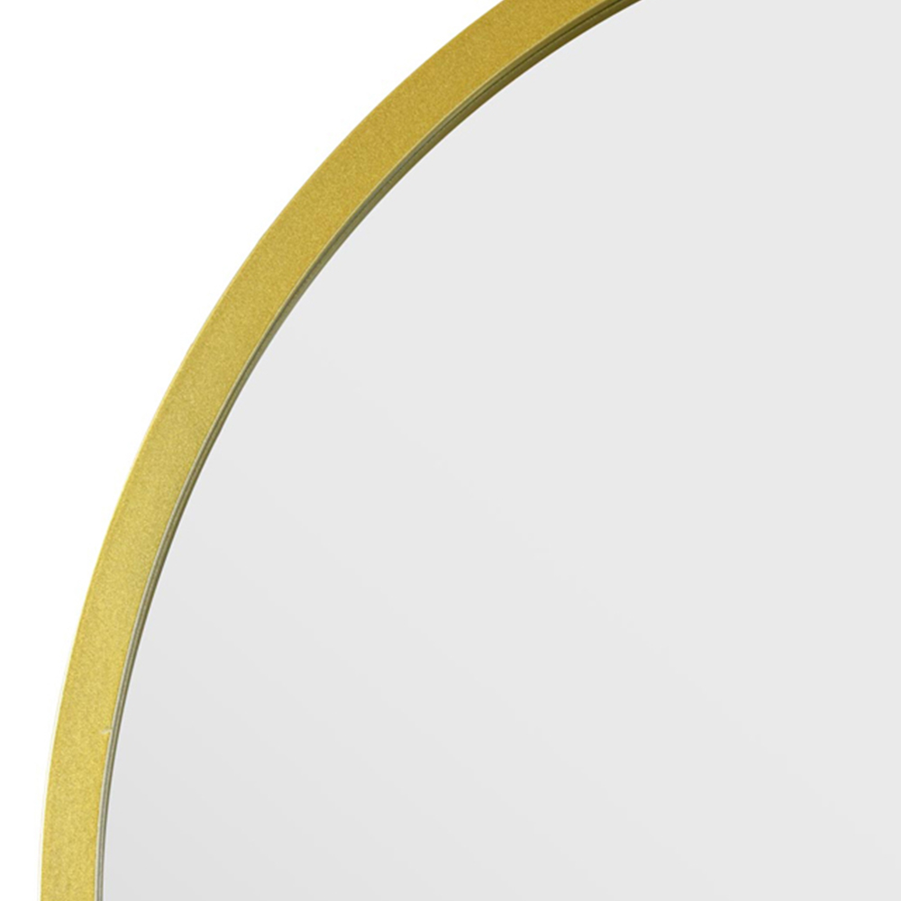 MirrorOutlet The Arcus Gold Framed Arched Garden Wall Mirror 160 x 80cm Image 5