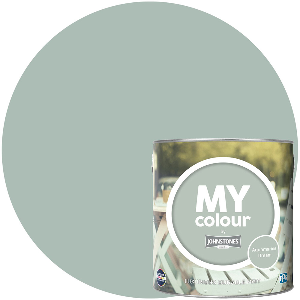 Johnstone's MY Colour Luxurious Durable Matt Paint Aquamarine Dream Image 4