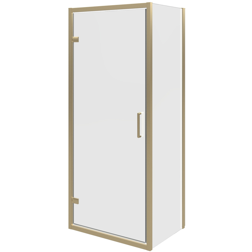 Bathstore Atlantis Brushed Brass Pivot Door 700mm Image 4